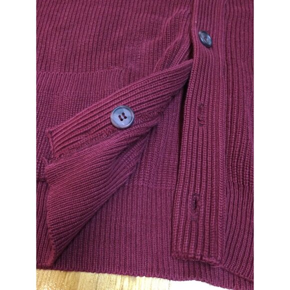 Vintage Lord Jeff The Whaler Rib Mens Cardigan Sweater Size L Grandpa Old Money - Picture 8 of 8